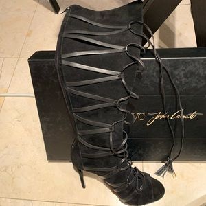 VInce John Camuto suede and leather boots